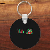 Eerst data dan kerst ik verdien een pauze Sped Sleutelhanger (Voorkant)