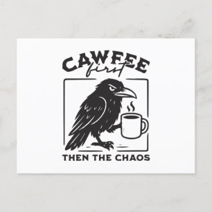 Eerst de chaos, dan de chaos feestdagenkaart