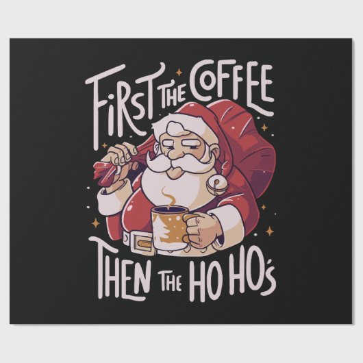 Eerst de koffie dan het HOHO Cadeaupapier (Vlak)