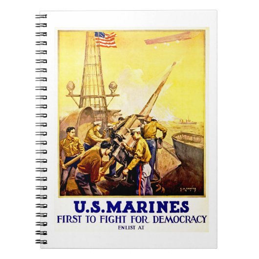 Eerst de strijd voor de democratie notitieboek (Voorkant)