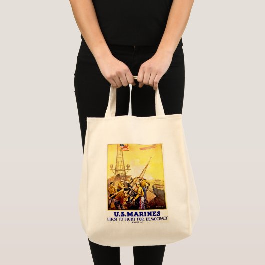Eerst de strijd voor de democratie tote bag (Voorkant (product))