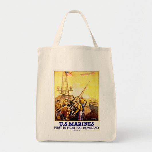 Eerst de strijd voor de democratie tote bag (Voorkant)