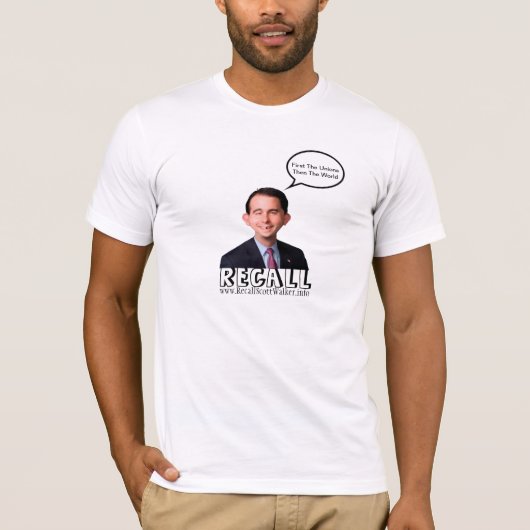 eerst de unie dan de wereld - het shirt terugroepe (Voorkant)
