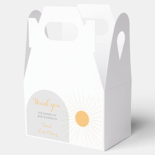 Eerst de zon omdraaien, Birthday boho Bedankdoosjes (Geopend)