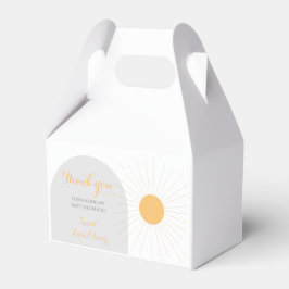 Eerst de zon omdraaien, Birthday boho Bedankdoosjes