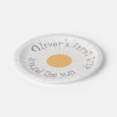 Eerst de zon omdraaien, Birthday boho Papieren Bordje (Gekanteld)