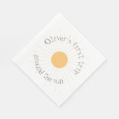 Eerst de zon omdraaien, Birthday boho Servet (Hoek)