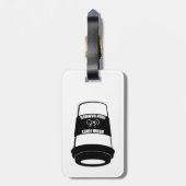 Eerst Drink en daarna Hammer Bagagelabel (Achterkant verticaal)