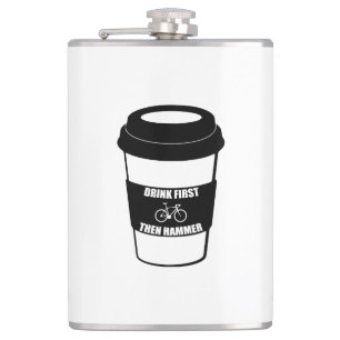 Eerst Drink en daarna Hammer Heupfles