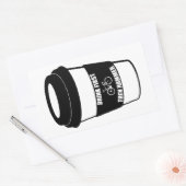 Eerst Drink en daarna Hammer Rechthoekige Sticker (Envelop)