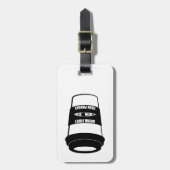 Eerst Drink en daarna peddel Bagagelabel (Voorkant verticaal)