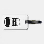 Eerst Drink en daarna peddel Bagagelabel (Achterkant horizontaal)