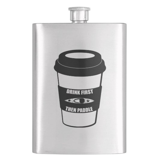 Eerst Drink en daarna peddel Flacon (Voorkant)