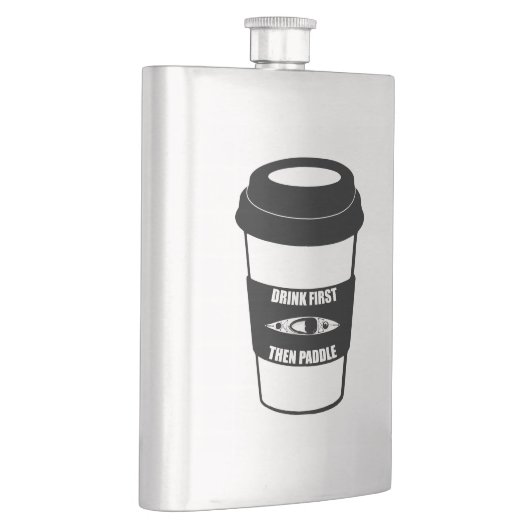 Eerst Drink en daarna peddel Flacon (Rechts)