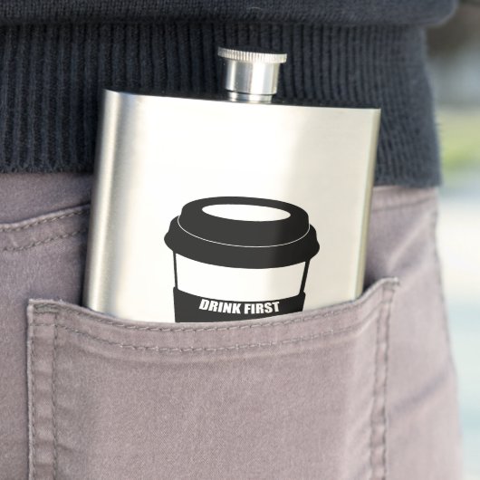 Eerst Drink en daarna peddel Flacon (Voorbeeld)