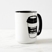 Eerst Drink en daarna peddel Mok (Voorkant rechts)