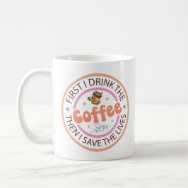 Eerst drink ik de koffie, dan doe ik de dingen koffiemok