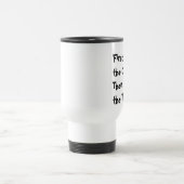 Eerst drink ik de koffie, dan doe ik de dingen. reisbeker (Center)