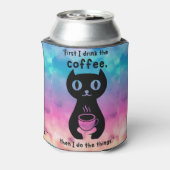 Eerst drink ik de koffie, dan doe ik dit blikjeskoeler (Blikje Achterkant)