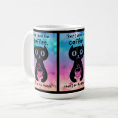 Eerst drink ik de koffie, dan doe ik dit koffiemok (Voorkant links)