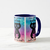 Eerst drink ik de koffie, dan doe ik dit mok (Voorkant rechts)