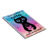 Eerst drink ik de koffie, dan doe ik dit notitieboek (Rechterzijde)