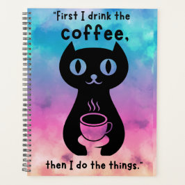 Eerst drink ik de koffie, dan doe ik dit planner