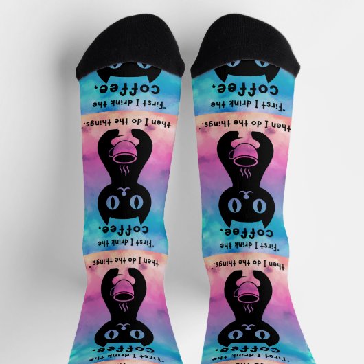 Eerst drink ik de koffie, dan doe ik dit sokken (Top)