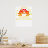 eerst drink ik koffie en dan bouw ik dingen 2 poster (Keuken)