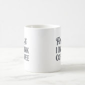 Eerst Drink ik koffie Mok (Center)