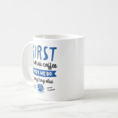 Eerst Drinken we koffie Koffiemok (Voorkant links)