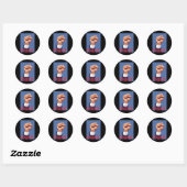 Eerst. gevecht ronde sticker (Vel)