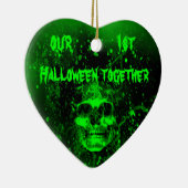 Eerst Halloween samen Keramisch Ornament (Rechts)