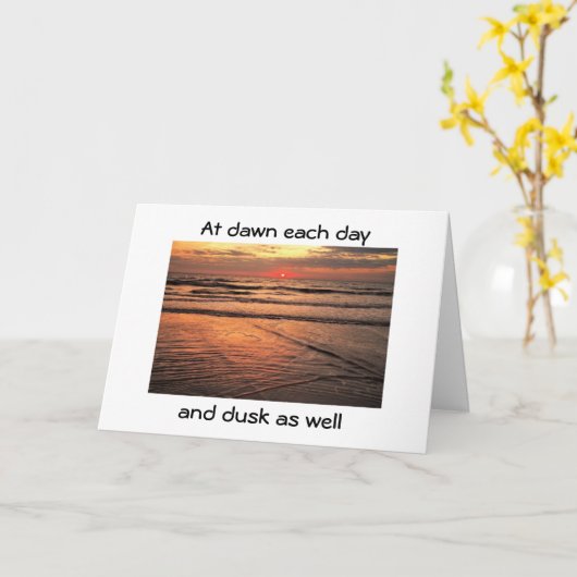 EERST IN MIJN MENING EN IN MIJN HART-MISSING "JE" KAART (Gele Bloem)