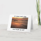 EERST IN MIJN MENING EN IN MIJN HART-MISSING "JE" KAART (Voorkant)