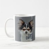 Eerst koffie. - Aanpasbare Chihuahua Koffiemok (Links)