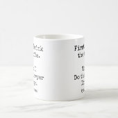 Eerst koffie, dan advocaat dingen grappig koffiemok (Center)