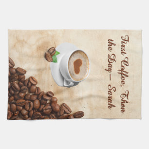 Eerst koffie, dan de dag – Sarah Keukendoek Theedoek