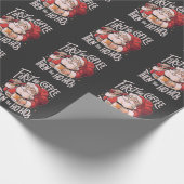 Eerst koffie, dan de Ho Hos Kerstman Cadeaupapier (Hoek)
