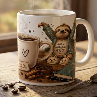 Eerst koffie. Later volwassen worden Funny koffie  Koffiemok