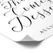 Eerst komt het symbool voor liefdesbalie bruiloft poster (Hoek)