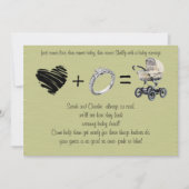 Eerst komt liefde, dan komt huwelijk.... kaart (Voorkant)