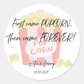 Eerst kwam popcorn, toen kwamen blijvende stickers