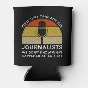 Eerst kwamen ze voor de journalisten blikjeskoeler