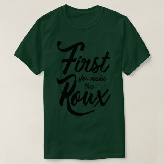 Eerst maakt u de Roux T-shirt (Design voorkant)