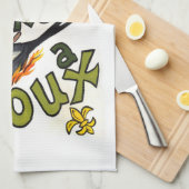 Eerst maakt u een Roux-handdoek Theedoek (Quarter Fold)