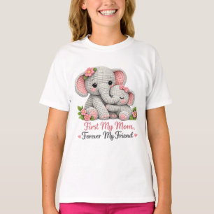 Eerst mijn moeder Olifant ontwerp _ Moederdag cade T-shirt