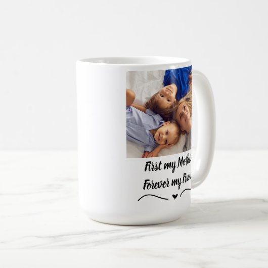 Eerst mijn moeder, voor altijd mijn vriend - Custo Koffiemok (Voorkant rechts)