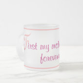 Eerst mijn moeder voor altijd mijn vriend Mok (Voorkant links)