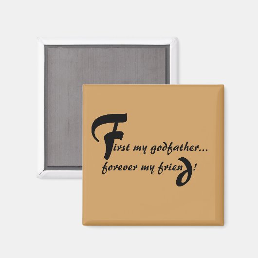 Eerst mijn peetvader magneet (Voorkant / Achterkant)